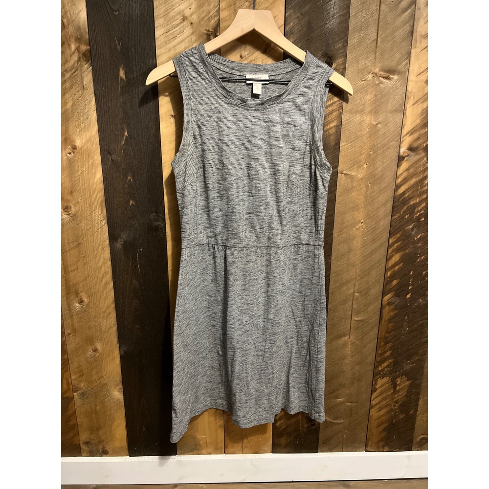 Banana‎ Republic Tank Dress Sleeveless Heathered Casual Comfy Gray Size S